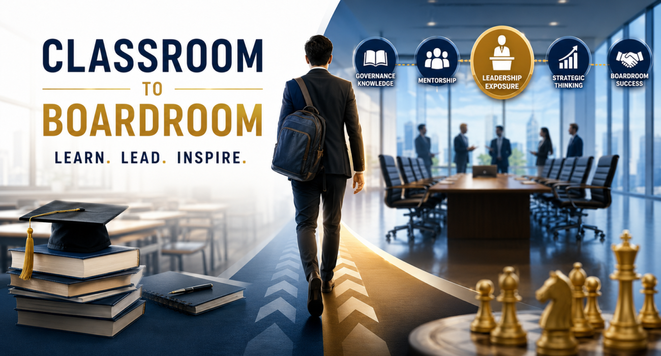 How to Become a Board Director through the Classroom to Boardroom leadership journey with governance mentorship, executive presence, and strategic thinking.