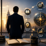 Personal Branding framework showing executive leadership, strategic narrative, governance excellence, stakeholder trust, and boardroom influence for aspiring board directors.