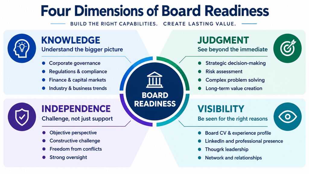Independent Director in India requires four dimensions of board readiness: knowledge, judgment, independence, and visibility.